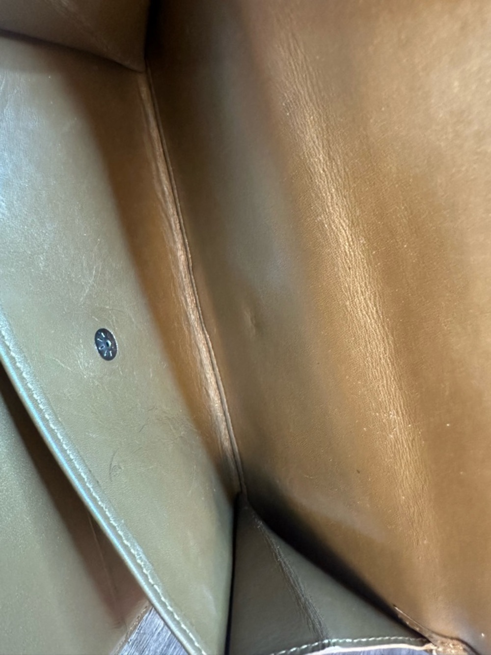 Louis Vuitton Matte Gold Monogram Long Wallet. Rare - Picture 11 of 14